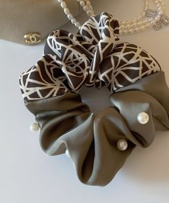 Elegant Retro Pearl Hair Tie Ponytail Holder for Women - Simple French Korean Hair Accessories for High Ponytail Styles