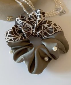 Elegant Retro Pearl Hair Tie Ponytail Holder for Women - Simple French Korean Hair Accessories for High Ponytail Styles