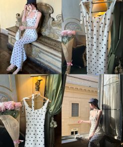 Elegant Sleeveless Long Dress for Tall Women - Summer Outfit, Parisian Style, Chic and Sophisticated Look