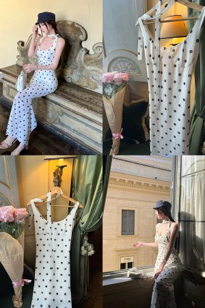 Elegant Sleeveless Long Dress for Tall Women - Summer Outfit, Parisian Style, Chic and Sophisticated Look