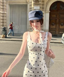 Elegant Sleeveless Long Dress for Tall Women - Summer Outfit, Parisian Style, Chic and Sophisticated Look