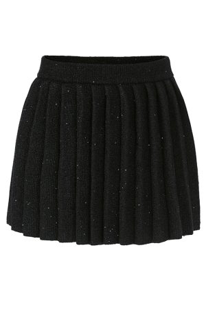 Elegant Slimming Knitted Two-Piece Set with Half Skirt - High-End Fragrance Inspired, Perfect for 90s and Y2K Fashion Lovers