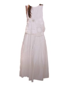 Elegant Summer Two-Piece Set with Petal Sleeveless Top and Skirt - High-End Fashion for a Chic Look