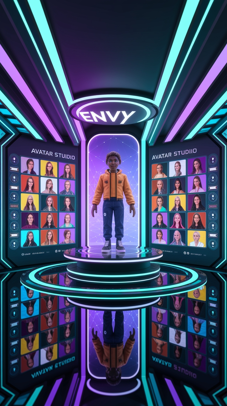 Envy Avatar Studio Codes: Unlock Exclusive Virtual Fashion outfit idea
