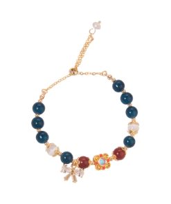 Ethnic Style Star-Style Bracelet with Zircon Bow Beads - Bohemian Temperament Jewelry for Unique Fashion