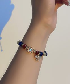 Ethnic Style Star-Style Bracelet with Zircon Bow Beads - Bohemian Temperament Jewelry for Unique Fashion