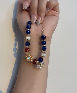 Ethnic Style Star-Style Bracelet with Zircon Bow Beads - Bohemian Temperament Jewelry for Unique Fashion