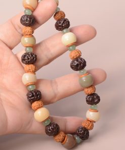 Ethnic Style Tianyi Zi Phoenix Eye Bodhi Seed Dongling Jade Retro Unisex Mobile Phone Chain