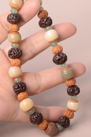 Ethnic Style Tianyi Zi Phoenix Eye Bodhi Seed Dongling Jade Retro Unisex Mobile Phone Chain