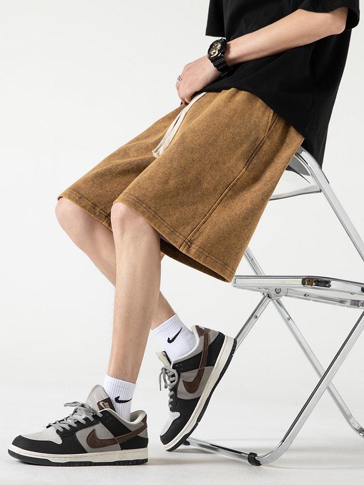 Europe Fits Fall, Dream Clothes Summer - Soft Boy Drawstring Waist Sweatshort Europe Fits Fall, Dream Clothes Summer - Soft Boy Drawstring Waist Sweatshort