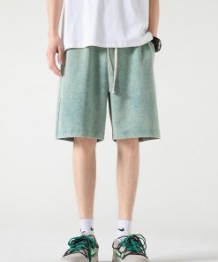 Europe Fits Fall, Dream Clothes Summer - Soft Boy Drawstring Waist Sweatshort