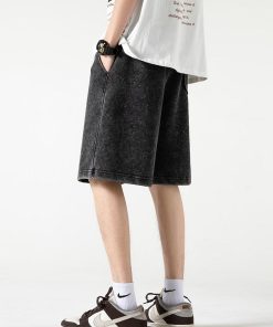 Europe Fits Fall, Dream Clothes Summer - Soft Boy Drawstring Waist Sweatshort