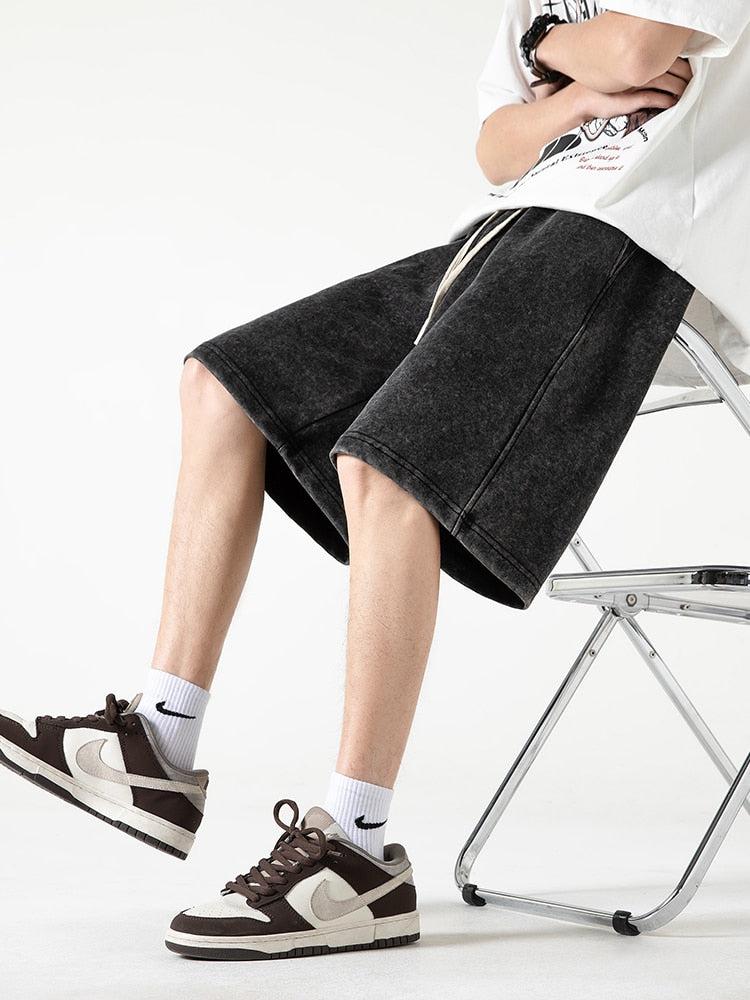 Europe Fits Fall, Dream Clothes Summer - Soft Boy Drawstring Waist Sweatshort Europe Fits Fall, Dream Clothes Summer - Soft Boy Drawstring Waist Sweatshort