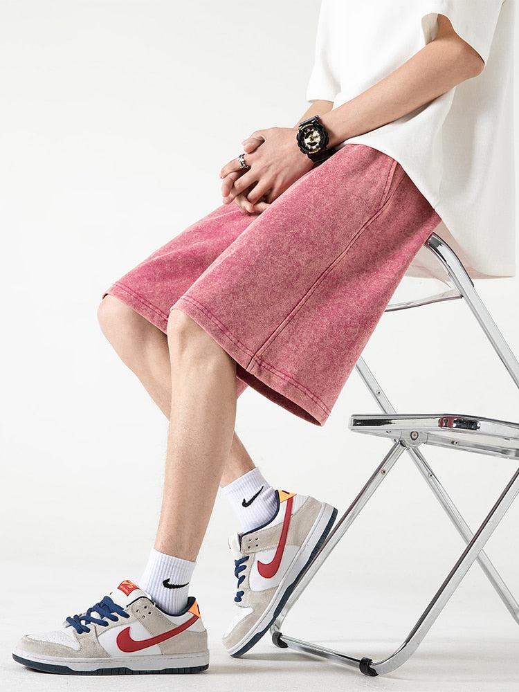 Europe Fits Fall, Dream Clothes Summer - Soft Boy Drawstring Waist Sweatshort Europe Fits Fall, Dream Clothes Summer - Soft Boy Drawstring Waist Sweatshort