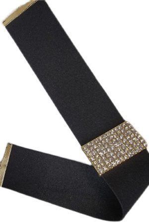 Exaggerated Black Choker Necklace for Women - Trendy Clavicle Chain Neckband, Stylish Neck Accessory for European and American Fashion