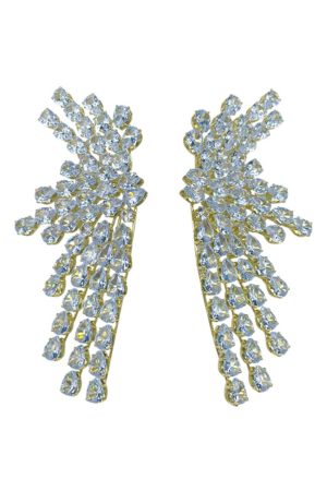 Exaggerated Long Tassel Earrings for Women - 2025 Trendy High-End Light Luxury European American Style