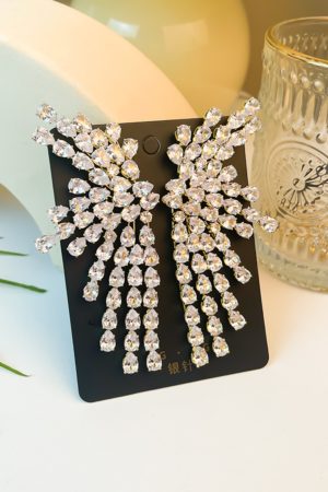 Exaggerated Long Tassel Earrings for Women - 2025 Trendy High-End Light Luxury European American Style