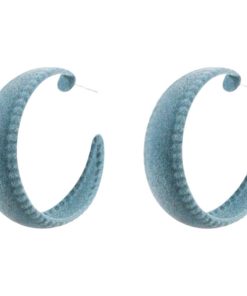 Exaggerated Street Style Plush Hoop Earrings - Minimalist High-End Studs for Autumn and Winter Fashion