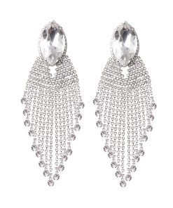 Exaggerated Tassel Earrings - Luxury Long Drop Design, Vintage European & American Style, Personalized Temperament Accessories