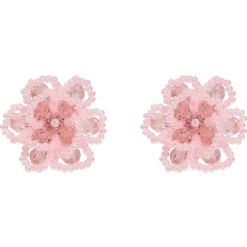Exaggerated Three-Dimensional Flower Earrings - Unique Fairy Wind Design, Light Luxury Ear Studs for Elegant Style Exaggerated Three-Dimensional Flower Earrings - Unique Fairy Wind Design, Light Luxury Ear Studs for Elegant Style
