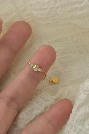 Exquisite Adjustable Chain Pull-Style Ring for Women - 2025 Light Luxury High-End Index Finger Jewelry