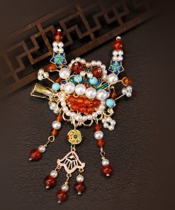 Exquisite Dragon Year Hairpin for Girls, Traditional Chinese Hair Clip, Hanfu Accessories, Vintage National Style Hair Ornament