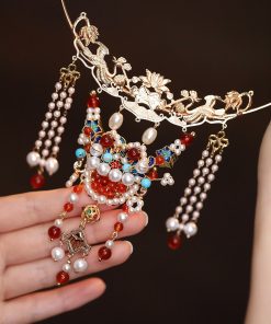 Exquisite Dragon Year Hairpin for Girls, Traditional Chinese Hair Clip, Hanfu Accessories, Vintage National Style Hair Ornament