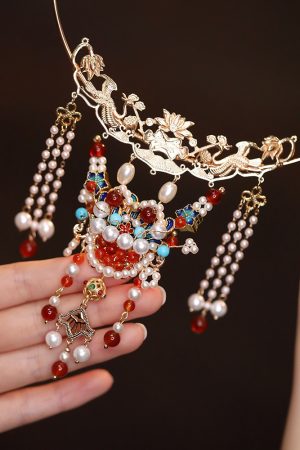 Exquisite Dragon Year Hairpin for Girls, Traditional Chinese Hair Clip, Hanfu Accessories, Vintage National Style Hair Ornament