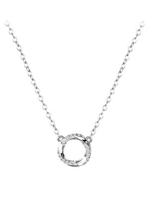 Exquisite MÃ¶bius Ring Necklace - Light Luxury Clavicle Chain, Niche Design, 2025 Trending High-End Jewelry