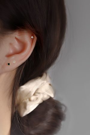 Exquisite Small Ear Studs for Sleeping, Cartilage Earrings, Comfortable Ear Hole Accessories, 2025 Trendy Jewelry