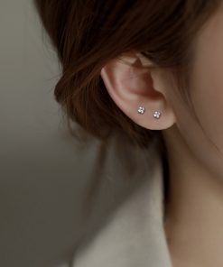 Exquisite Small Ear Studs for Sleeping, Cartilage Earrings, Comfortable Ear Hole Accessories, 2025 Trendy Jewelry