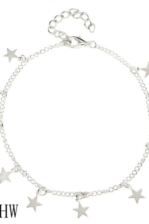 Exquisite Star Pendant Tassel Ankle Chain - Versatile Women's Street Style Jewelry, Perfect for Photography and Boutique Gifts