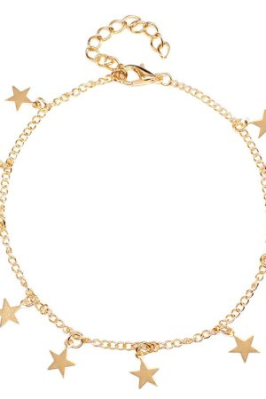 Exquisite Star Pendant Tassel Ankle Chain - Versatile Women's Street Style Jewelry, Perfect for Photography and Boutique Gifts