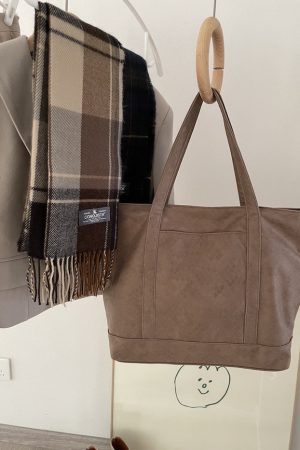 Extra Large Suede Velvet Tote Bag - Handmade Library Shoulder Handbag with Laptop Compartment - Stylish and Functional Carryall
