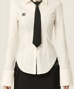 Fall Dresses With Doc Martens, Docs With Tights - Slim Fit Tie Shirt