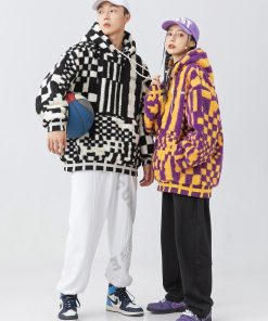 Fall Vintage Aesthetic Outfits, Casual Dinner Outfit Winter Plus Size - Indie Oversized Plush Hoodie