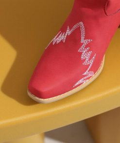 Female Lawyer Fashion, 90'lar Stili - Disco Cowgirl Fringe Ankle Boots