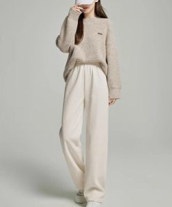 Find Your Clothing Aesthetic, Artistic Fits - Soft Girl Knitted Sweatpants