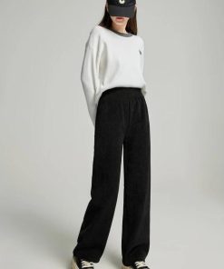 Find Your Clothing Aesthetic, Artistic Fits - Soft Girl Knitted Sweatpants