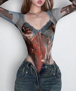 Find Your Clothing Aesthetic, Outfit Ideas Pants And Shirt - Renaissance Bodysuit