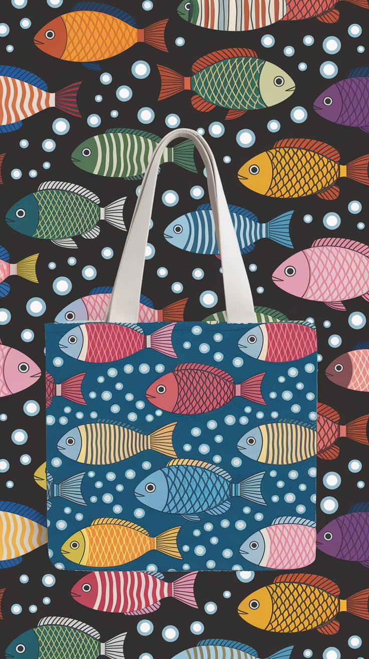 Fish Bag Pattern: Trendy Designs for Fashion Lovers outfit idea