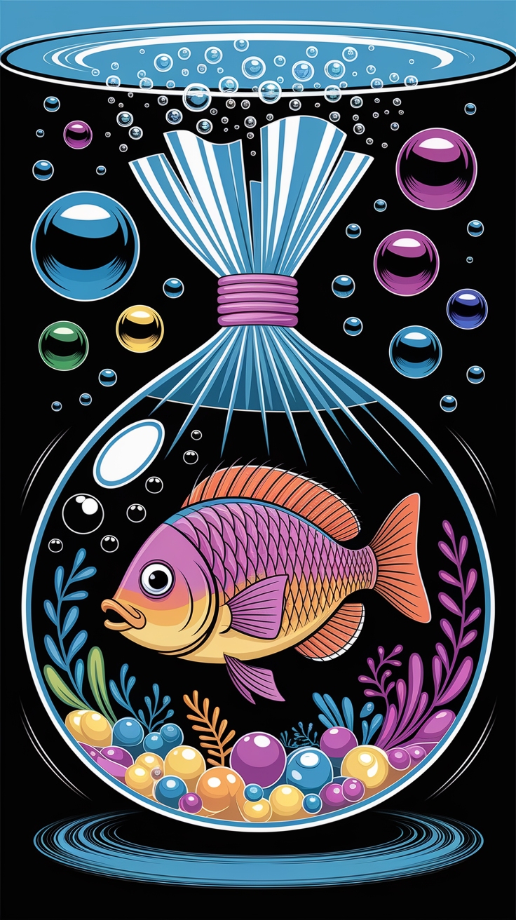 Fish in a Bag Drawing: Creative Art Ideas outfit idea