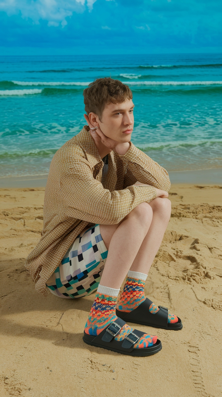Fisherman Sandals with Socks Outfit: Trendy Combinations outfit idea