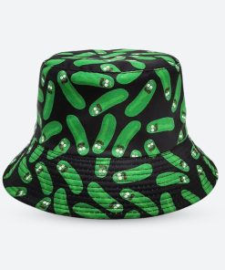 Fits Grunge Y2k, Aesthetic Fits Y2k - Pickle Rick Bucket Hat
