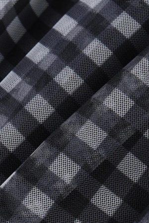 Fits Ideas Winter, High Boots And Skirt Outfit - Checkered Strapless Top & Mini Skirt Two Piece Set