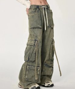 Fits Ideas Winter, Lazy Uni Outfits - Y2K Cargo Jeans