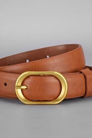 Fits With Accessories, Streetstyle Outfit - Golden Buckle Belt