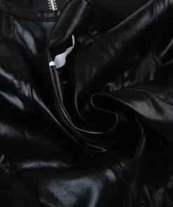 Fits With Linen Pants, Styling Pants - Grunge Faux Leather Crop Corset Top