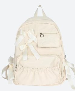Fitted Collared Shirt Women, Fit Shirt Outfit - Bow School Backpack