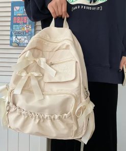 Fitted Collared Shirt Women, Fit Shirt Outfit - Bow School Backpack